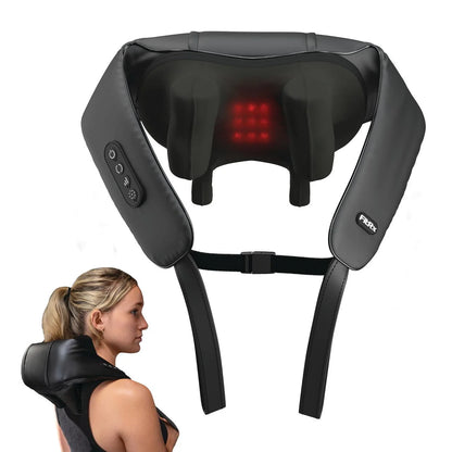 Shiatsu Pro Shiatsu Back and Neck Massager, Cordless Heated Neck and Shoulder Massager