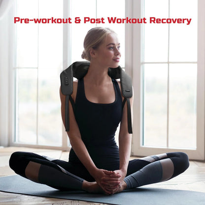 Shiatsu Pro Shiatsu Back and Neck Massager, Cordless Heated Neck and Shoulder Massager