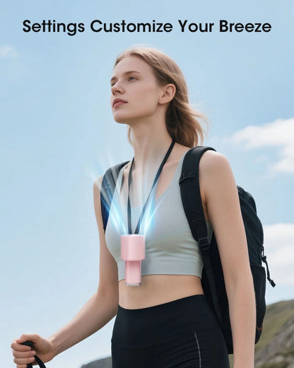 Portable Handheld Fan with Ice Cooler and Flashlight, Chill to 60℉ in Seconds, 20H Runtime,6500Mah Rechargeable Fan, Multi-Function Gifts for Beach Travel Vacation(Pink)